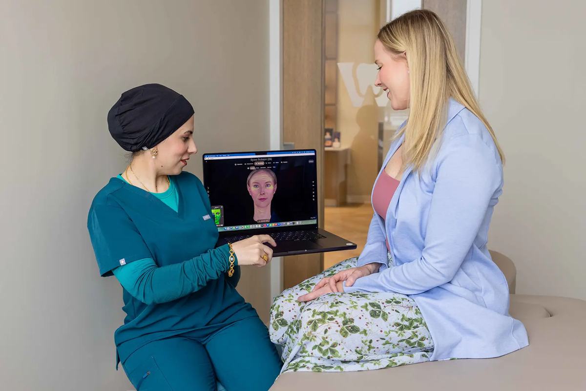 A skin assessment with 3D imaging at Westside