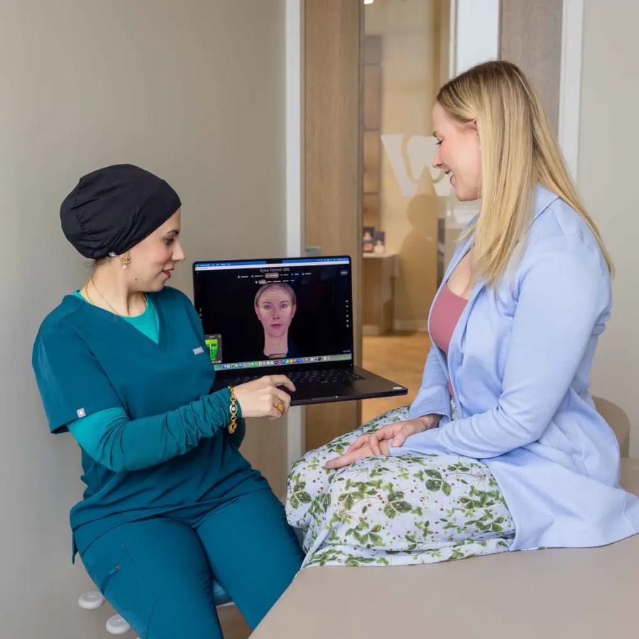 A skin assessment with 3D imaging at Westside