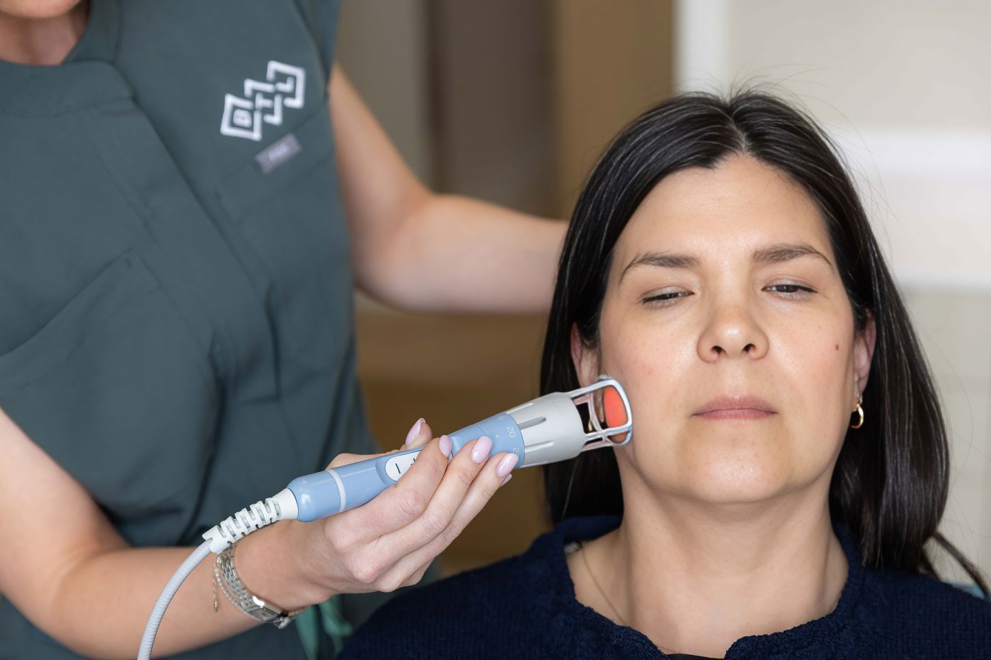 EMVITAL® laser therapy for jaw pain at Westside, Calgary SW