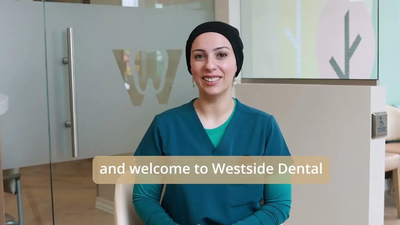Dr. Zubaida Hussain in the Westside clinic, welcoming new patients